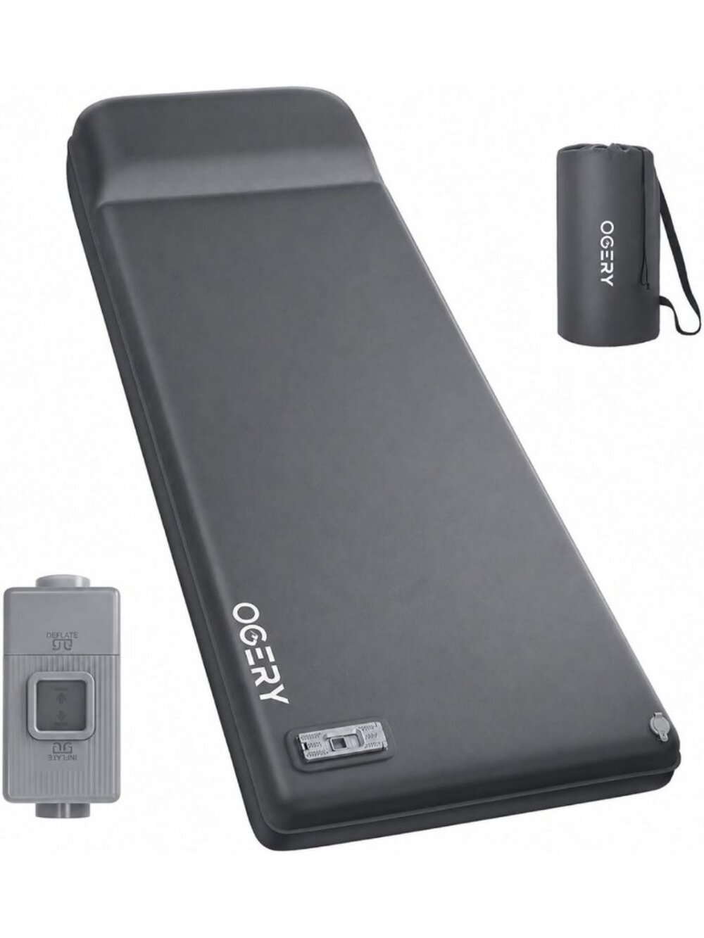 Self-Inflating Memory Foam Sleeping Pad with Electric Pump - 3.15" Comfort